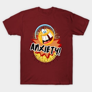 Funny Anxiety school explosion vibes Frit-Tees T-Shirt